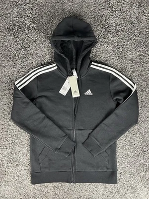 Sudadera con capucha Adidas Energize cremallera completa polar negra carbono para mujer pequeña nueva con etiquetas precio de venta sugerido por el fabricante 60 USD Foto 1 de 4