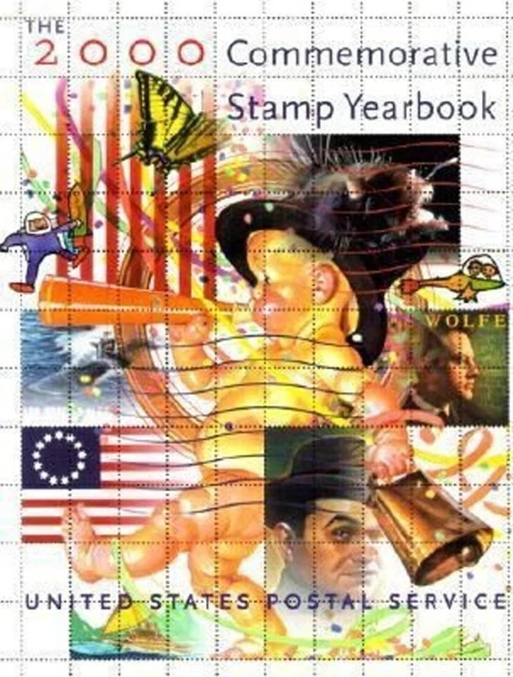 NEW The 2000 Commemorative Stamp Yearbook by The U.S. Postal Service Hardback Foto 1 de 1