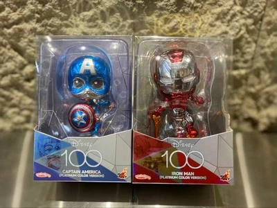 Hot Toys Cosbaby Disney 100 Iron Man Captain America - Bild 1 von 4