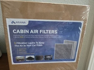 3 Pack Arana Cabin Air Filters CF11182 Integra,Honda CRV,Civic, Accord & More - Foto 1 di 1