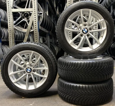 4x Original BMW Winterräder 205/55 R16 91H - für 1er F20 F21 2er F22 F23 2398 - Bild 1 von 3