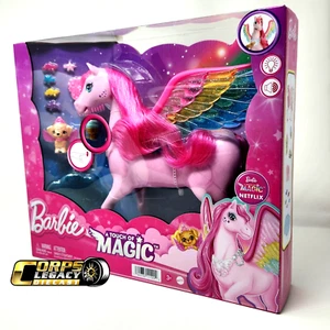 Barbie A Touch of Magic Winged Horse Pegasus Lights & Sounds 10 Accessories 2023 - Picture 1 of 11