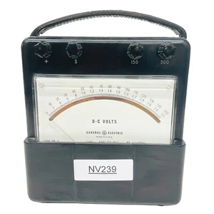 General Electric GE DP11 DC Voltmeter 1000 Ohms Per Volt 0-150 Dial Made in USA - Picture 1 of 14