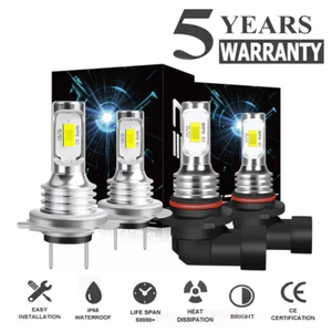 Para Mazda 3 i S Sedán 4 Puertas 2.0L 2.3L 2004-2009 CSP Faros LED 9005 H7 - Imagen 1 de 12