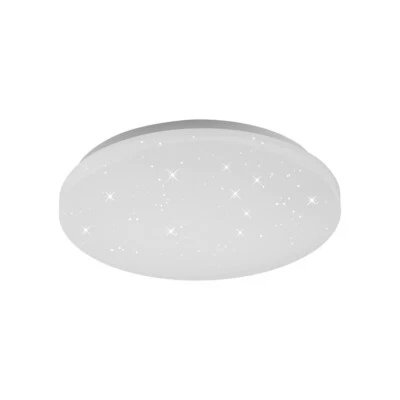 JUST LIGHT LED Deckenleuchte Sternenhimmel Optik warmweiß D= 26cm Kinderzimmer Jugendzimmer