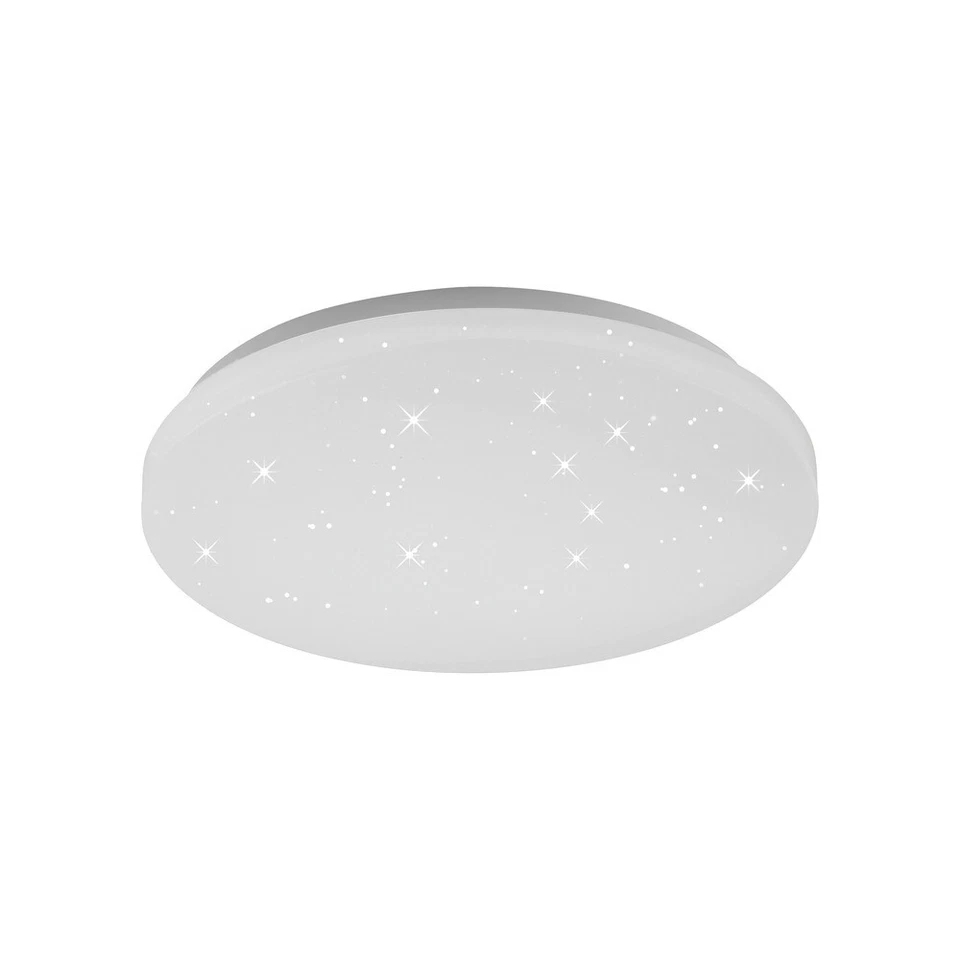 JUST LIGHT LED Deckenleuchte Sternenhimmel Optik warmweiß D= 26cm Kinderzimmer Jugendzimmer