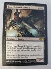 Rune-Scarred Demon MTG M12 Rare