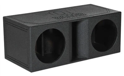 Caja de subwoofer Rockville RPORT-12 doble de 12" con puerto de bocina con revestimiento Foto 1 de 3