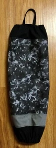  Handgefertigte/hausgemachte Einkaufstaschenhalter; EINHÖRNER in schwarz & grau; (#66) KOSTENLOSER Versand - Bild 1 von 5