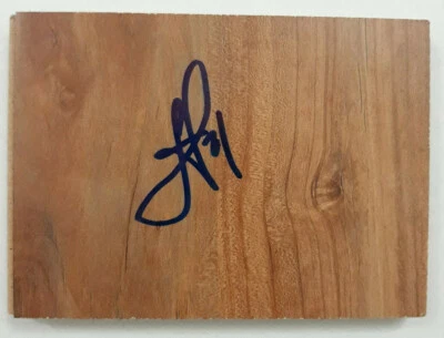 (2) Esbozo de boleto firmado por Iman Shumpert autógrafo Floorboard Knicks campeón de DWTS Foto 1 de 3