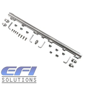 TAARKS Top Feed Fuel Rail RB30 for Holden VL Nissan R31 GQ Y60 Patrol - Silver - Bild 1 von 3