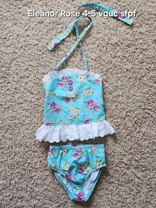 Eleanor Rose Girl Swimsuit Size 4-5 - Picture 1 of 1