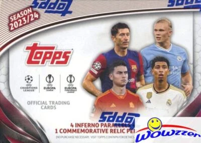 2023/24 Topps UEFA Club Competition Blaster Sealed Box-RELIC! Lamine Yamal RC YR - Image 1 of 2