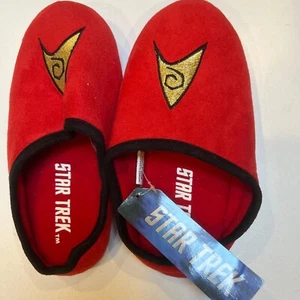 Star Engineering  Slippers Red Science Spock Women’s 10L   NWT - Picture 1 of 3