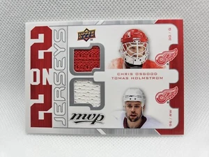 2008-09 NHL MVP 2 On 2 Jerseys Osgood Holmstrom Svatos Budaj J2-HHSB - Picture 1 of 2