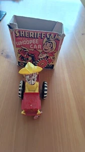 Sheriff Sam & His Whoopee Car Jeep MARX 1950'S ~w/box Doesnt work - Picture 1 of 7