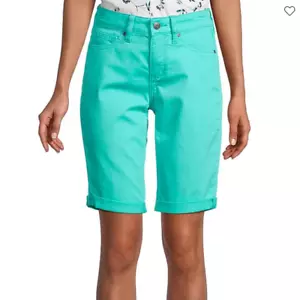 Pantalones cortos de mezclilla St. John's Bay para mujer de altura media 11" Bermudas tallas 6, 18 nuevos - Imagen 1 de 3