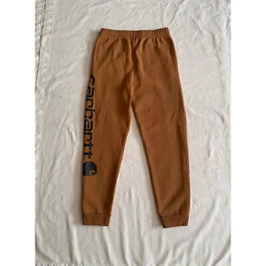 Carhartt Kids Fleece Logo Sweatpants Size L - Picture 1 of 8