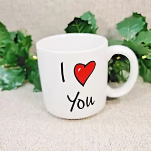 Russ Berrie "i heart you" love Kaffee/Teetasse.  Made in Philippines. - Bild 1 von 7