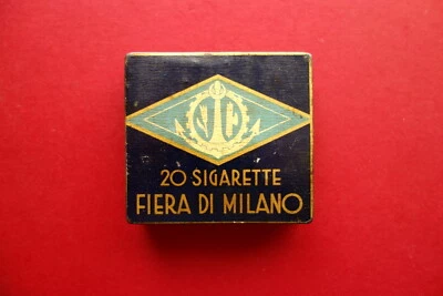 Pacchetto di Sigarette Metallo Fiera di Milano Aprile Ventennio Metalgraf Raro - Immagine 1 di 3