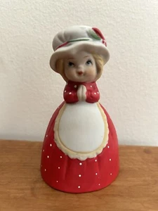 Vintage Hallmark Christmas Bell Porcelain 3” - Picture 1 of 6