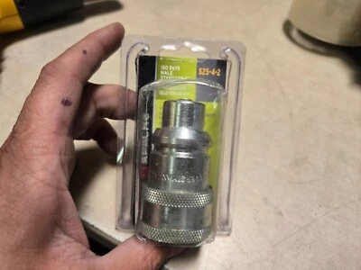 Adaptador Hidráulico Universal Apache 39041605 Acero ISO Macho a Hembra Sellado Foto 1 de 3