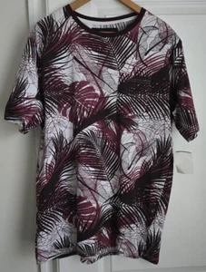 Soul Star England, Hawaiian, T-Shirt, Purple, White, Cotton, Size XL - Picture 1 of 2