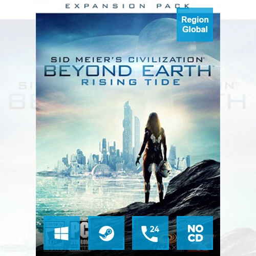 Sid Meier's Civilization Beyond Earth Rising Tide PC Game Steam Key Region Free - Image 1 of 1