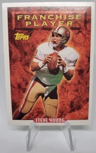 1993 Topps Franchise Player Steve Young San Francisco 49ers #88 HOF Super Bowl! - Picture 1 of 2
