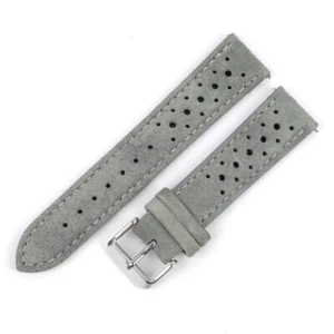 Watch Band Watch Strap Suede Leather 18mm 19mm 20mm 22mm 24mm Rally Racing Band - Picture 1 of 28
