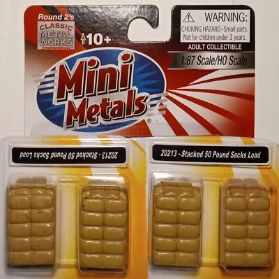TWO-CMW Mini Metals #20213 Stacked 50 Pound Sack Truck Loads (216- 50lb. Sacks) - Image 1 of 2