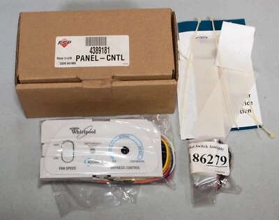 Whirlpool Dehumidifier 4389181 Control Board Panel 1186298 1186729 Bucket Switch Foto 1 de 3