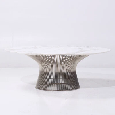 Warren Platner for Knoll Mid Century Marble Coffee Table - Image 1 of 4