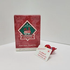 Vintage Hallmark Keepsake First Class Thank You Christmas Ornament 1997 - Picture 1 of 7