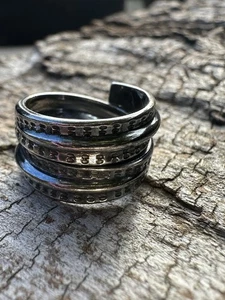 Anillo David Andersen Saga Plata Esterlina Noruega Noruego De Colección 2608 - Imagen 1 de 8