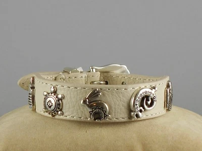 Brazalete Brighton Plateado Zapato Blanco DESERT FRIENDS Muñequera Bandido Foto 1 de 4