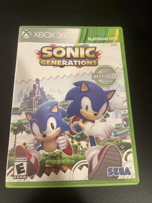 Sonic Generations (Microsoft Xbox 360, 2011) Complete CIB Tested - Image 1 of 4