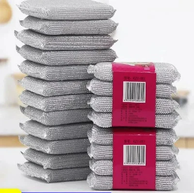 4pcs Kitchen Dishwashing Sponge: Scratch-Free Cleaning Wipe Pot Brush - NEW - Image 1 of 4