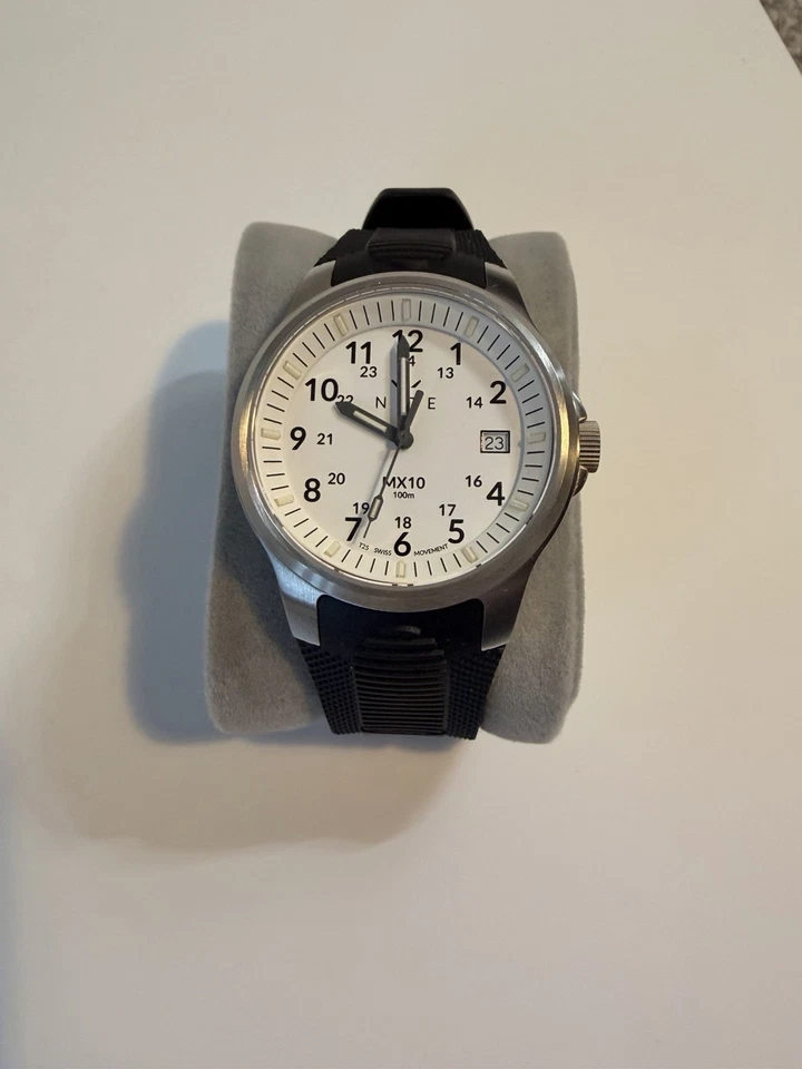 Nite MX10 Military Field Watch White Dial - Image 1 of 4