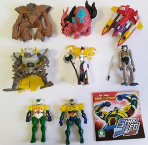 Shin Jeeg Robot d'Acciaio Set Completo 8 Personaggi 3D Giochi Preziosi - Picture 1 of 5