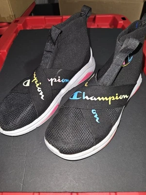 Camisetas altas sin cordones sin corbata Champion talla 6 para niños Foto 1 de 4