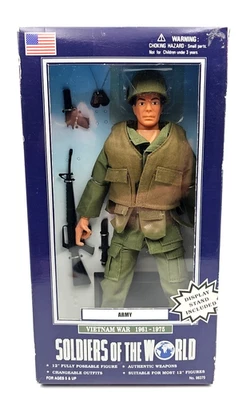 Figura de acción Soldados de la Guerra Mundial de Vietnam 1961-1975 Ejército de Estados Unidos D5 en caja Foto 1 de 4