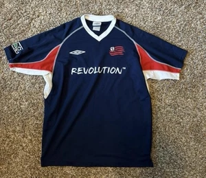 New England Revolution MLS Soccer Adidas Medium Jersey 2003 Training Vintage M - Picture 1 of 3