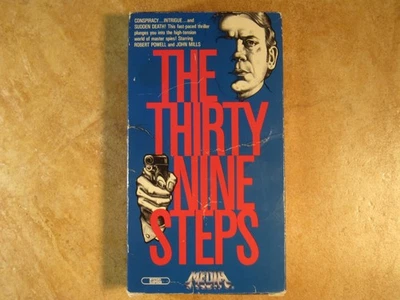 THE THIRTY NINE STEPS ROBERT POWELL JOHN MILLS VHS 1ST EDITION 1985 MEDIA - Image 1 of 4