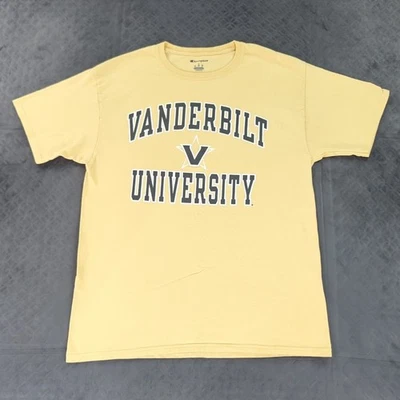 Camiseta Vanderbilt Commodores Campeón Dorado Fútbol Manga Corta Hombres Grande Foto 1 de 4