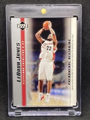 LeBron James ROOKIE CARD 2004 CAVALIERS UPPER DECK SHOOTING VARIANT INVESTMENT - Image 1 of 2