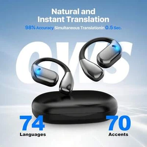 Language Translation Earbuds,3-in-1 Translation Earbuds,144 Languages and Accent - Picture 1 of 6