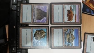 MTG ISLAND Tempest Basic Land All 4 Arts set 1997 - Picture 1 of 1