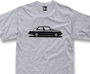 T-shirt for classic saab 90 fans Lumikko 80's car classic tshirt - Picture 1 of 14