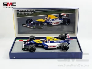 Williams F1 FW14B #5 Nigel Mansell 1992 World Champion 1:18 MINICHAMPS + CAMEL - Picture 1 of 12